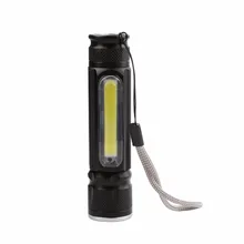LED Magnetic Camping Lamp USB Flashlight Torch Rechargeable Lantern Waterproof Zoom Built in 18650 Battery Flash Light