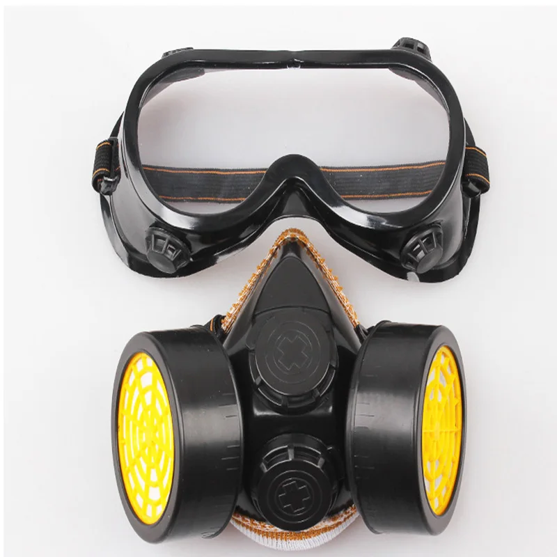 Military Gas Mask Filter Box Active Carbon Cartridge Face Shield