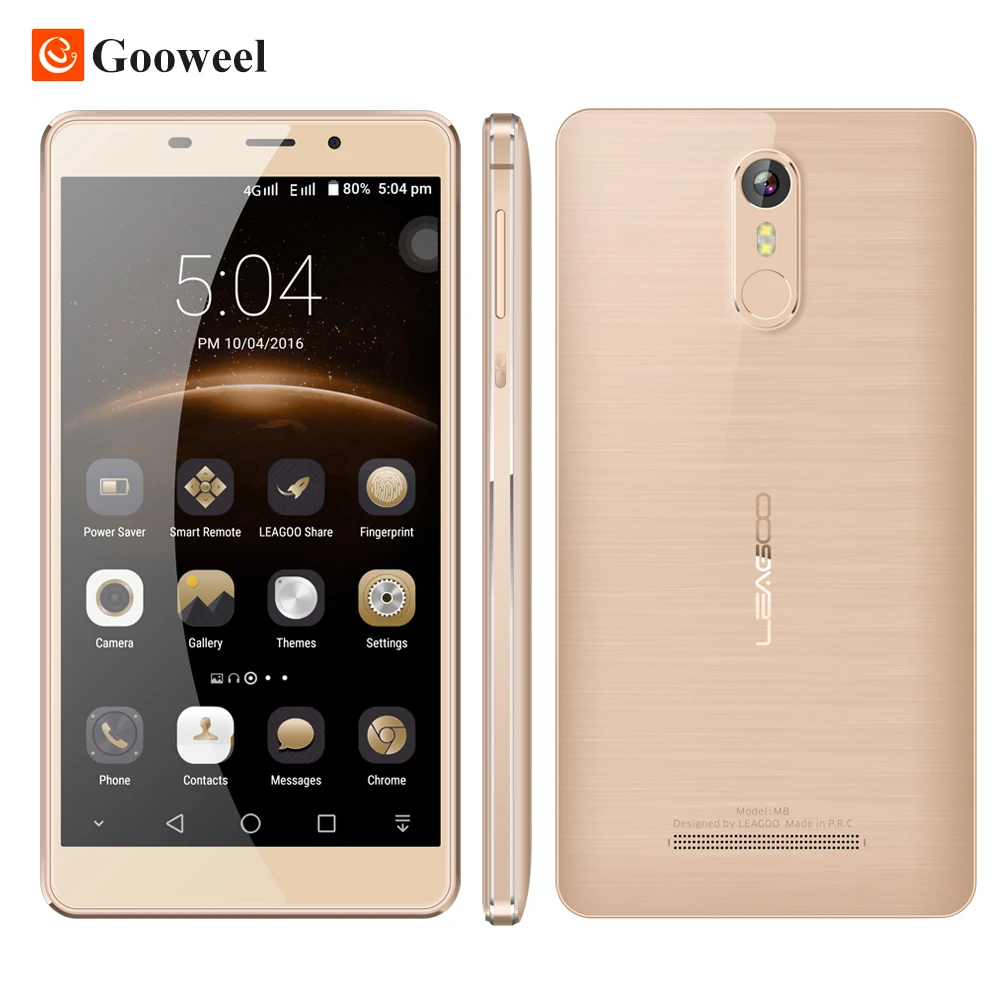 Leagoo M8 Smartphone 5 7 HD IPS Android 6 0 MT6580A Quad Core 2GB RAM 16GB