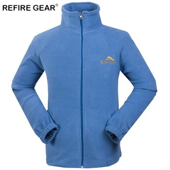 

ReFire Gear Winter Thick Warm Camping Jackets Men Thermal Windproof Hiking Fleece Jacket & Coat Outdoor Climbing Sport Outerwear