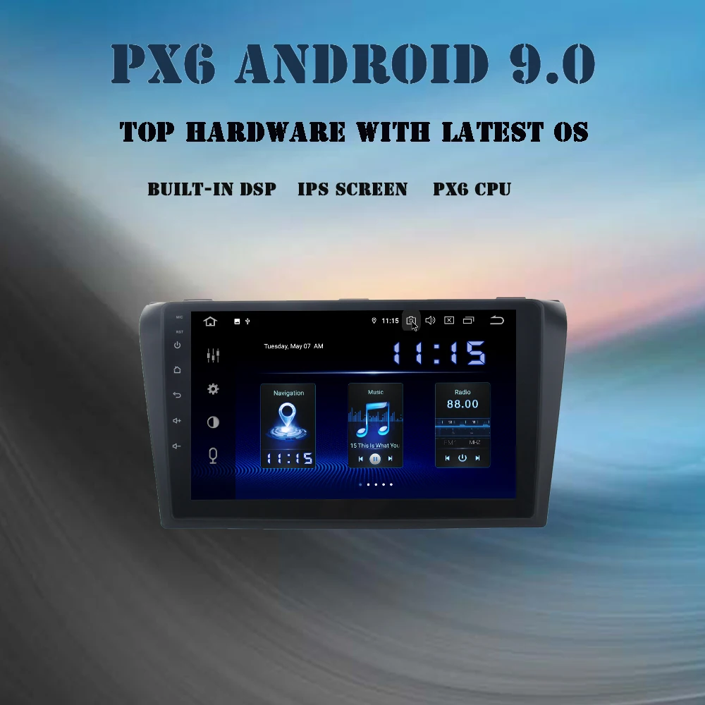 Sale Car 1 din ips Android 9.0 Multimedia player For Mazda 3 M3 2006-2012 autoradio stereo DSP HDMI output built-in GPS WIFI4Gb+64Gb 0 Sale Car 1 din ips Android 9.0 Multimedia player For Mazda 3 M3 2006-2012 autoradio stereo DSP HDMI output built-in GPS WIFI4Gb+64Gb 0
