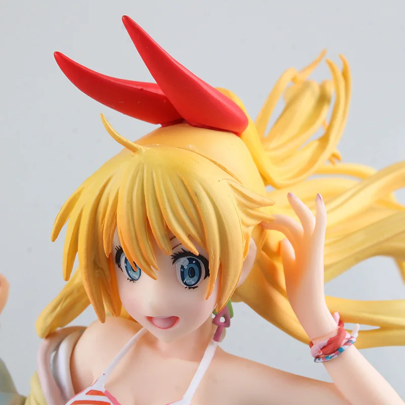 Аниме Фигурка 23 см Nisekoi Kirisaki Chitoge 1/8 масштаб предварительно окрашенная ПВХ фигурка Коллекционная модель игрушки