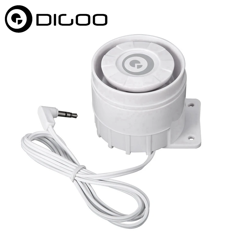Digoo DG-HOSA 433MHz External Speakers Wired Alert Siren Kits 3.5mm 15W 12DC for Smart Home Security System Digoo DG-HOSA 433MHz External Speakers Wired Alert Siren Kits 3.5mm 15W 12DC for Smart Home Security System