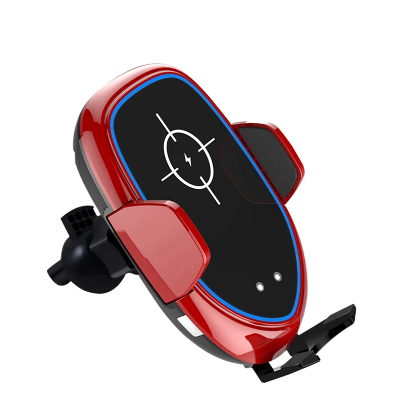Universal Qi Standard Wireless Charger Automatic Infrared Induction Sensor Smart Car Phone Holder For iPhoneX Xr Xs Xs Max 8 7 6