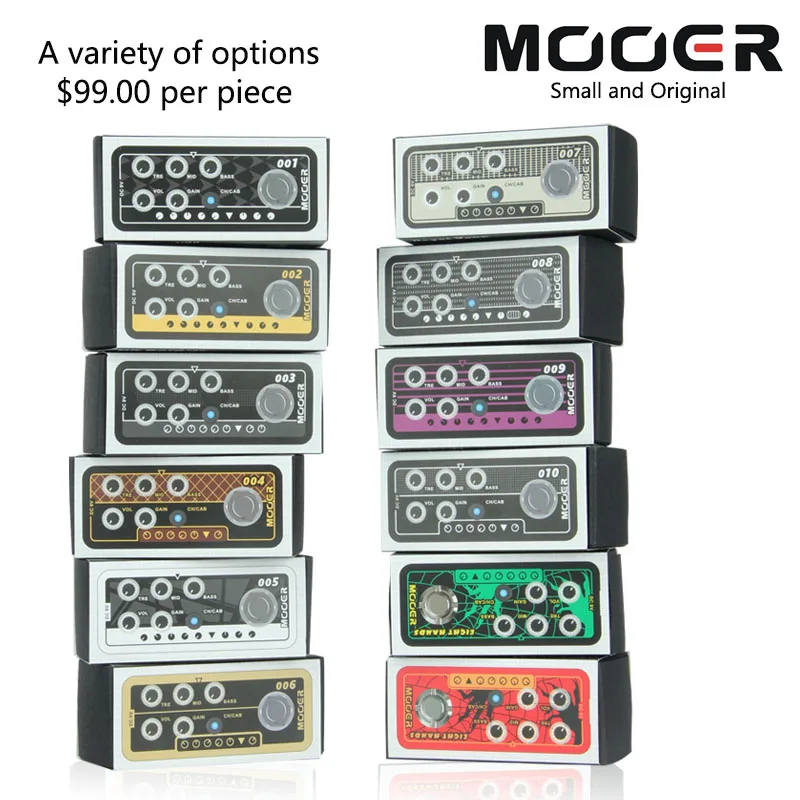 Mooer микро предусилитель педаль эффектов высокое качество двухканальный динамик кабинет моделирование