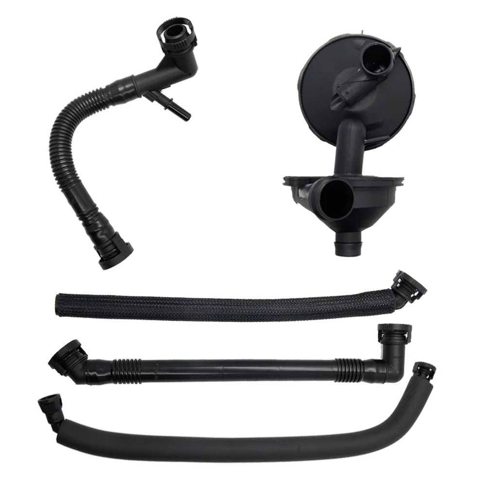 New PCV Crankcase Vent Valve Oil Separator Valve Breather Hose Kit For