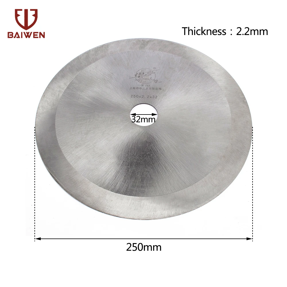 350*32*2,8 мм HSS циркулярная пила Лезвие режущий диск пила для резки ПК материал/ткань/алюминий/медная трубка без зуба