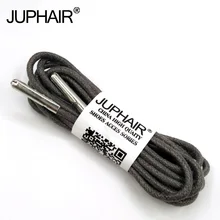 1-12 Pairs Dark Gray  High Quality Unise Laces Waxed Round Shoelaces Sneaker Solid Polyester Twisted Shoes Metal Head Shoelaces