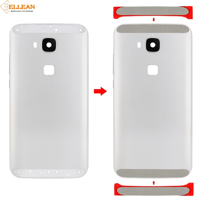 Catteny корпус батареи Дверь для huawei G8 задняя крышка чехол+ боковые кнопки+ крышка объектива камеры Замена GX8 крышка батареи 10 шт