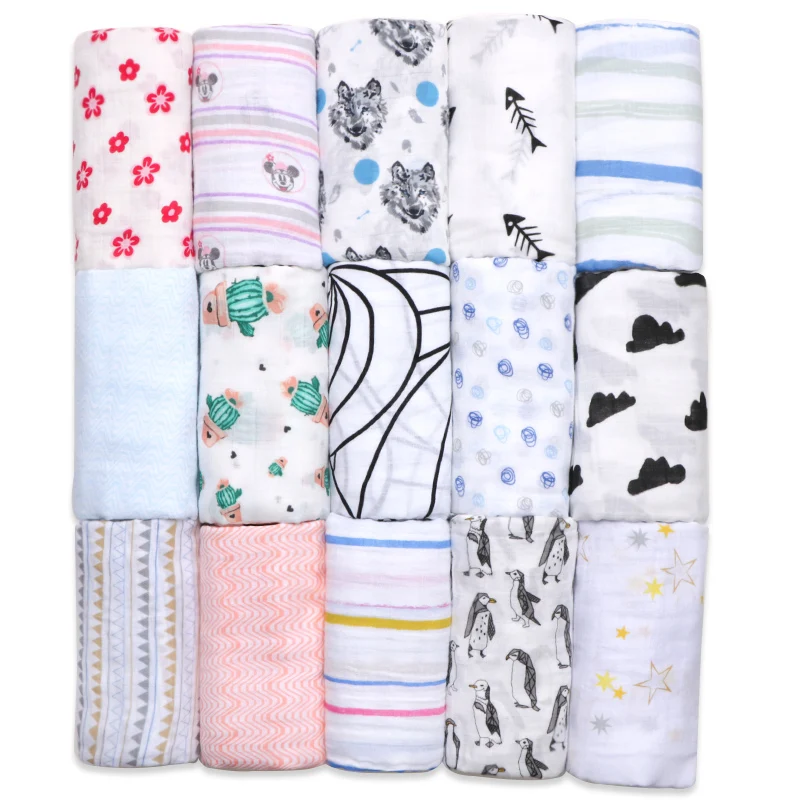 

Clearance!!Muslinlife 100% Cotton Muslin Swaddle Blanket Breathable Stroller Cover Baby Girls Boys Muslin Wrap
