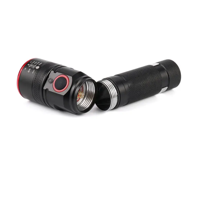6200lm USB Перезаряжаемый Фонарик XML T6 светодиодный фонарик zoom 3 Режим 18650 с