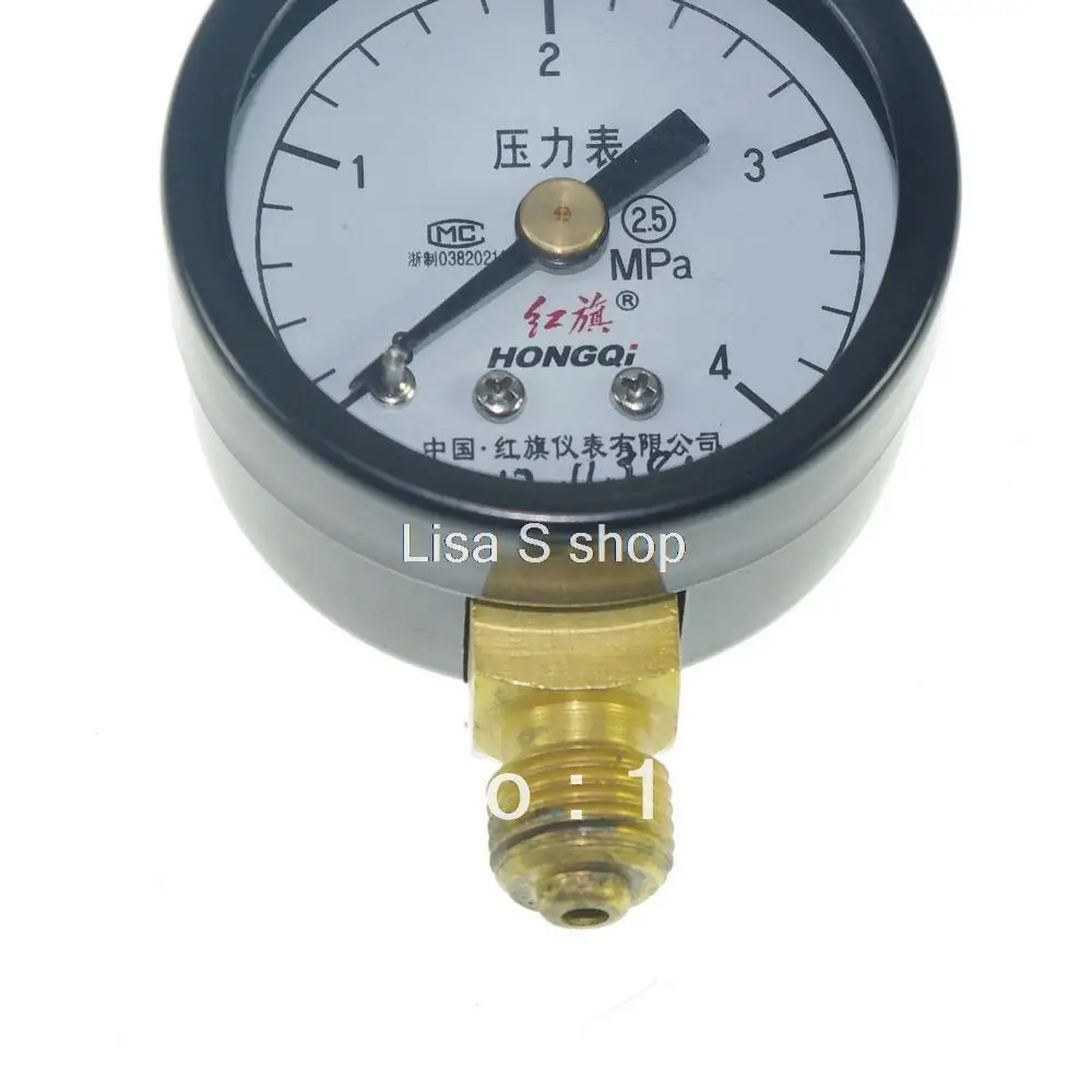 Details about   1 x Water Oil Hydraulic Air Pressure Gauge Universal M10*1 40mm Dia 0-4Mpa 