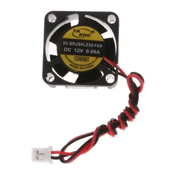 

1 Pc DC 12V 0.06A 2-Pin 25x25x10mm PC Computer CPU System Brushless Cooling Fan 2510 Long Use