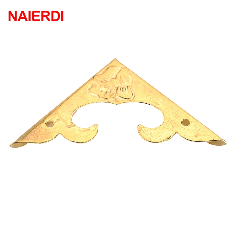30PCS NAIERDI Gold Corner Bracket Book Scrapbooking Album Corner