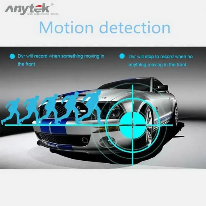 Anytek AT900 2,7 ''Автомобильный видеорегистратор камера Full HD 1080P Dash Cam WDR Автомобильная камера ночного видения g-сенсор видео рекордер DashCam Регистратор