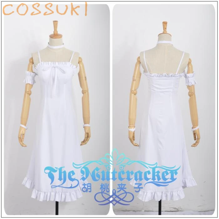 

Free Shipping!Puella Magi Madoka Magica Akemi Homura White Dress Cosplay Costume ,Perfect Custom For you!