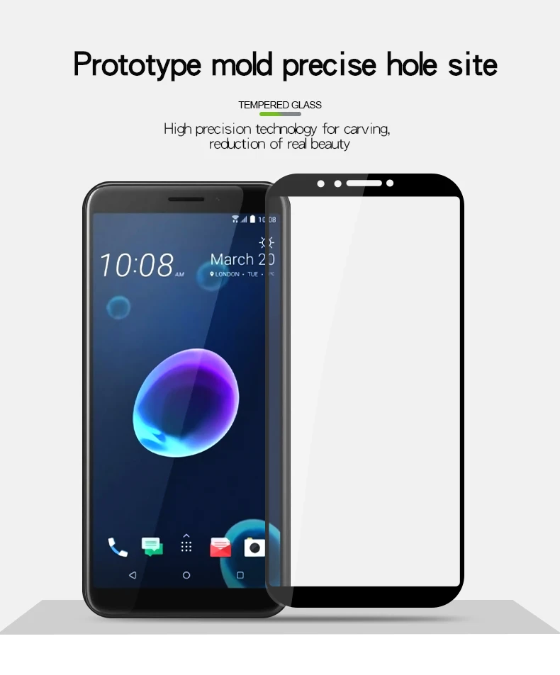 Пленка MOFi для телефона HTC Desire 12 S стекло 3D с полным покрытием закаленное защитное