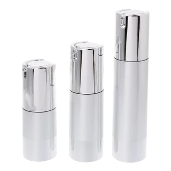 

15 30 50ml Empty Reuseble Portable Airless Bottle Cosmetic Plastic Pump Container Travel Tool