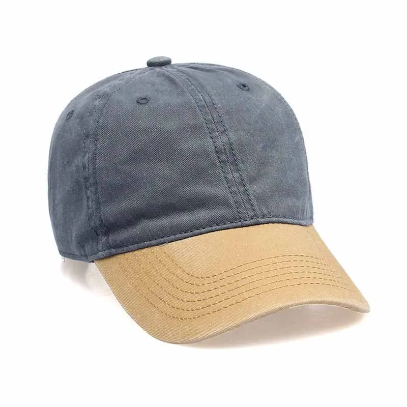 Mezcla de 8 colores Denim lavado Snapback gorras otoño verano hombres y mujeres gorra de béisbol Golf bloqueador solar Baseball Casquette de Hockey sombrero