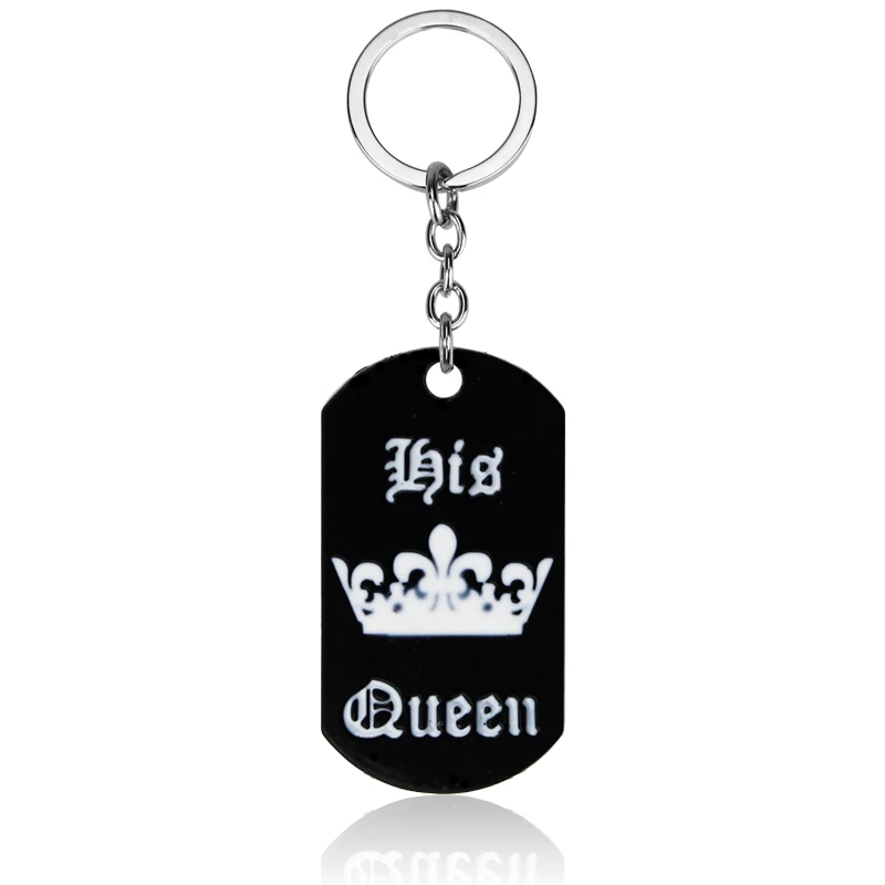 Новый Hir queen Брелоки для ключей любовник пара юбилей свадебный брелок модные