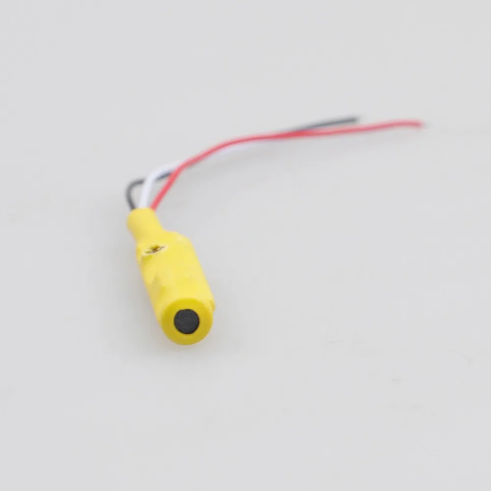 

Mini Audio Sound Pick Up Microphone Surveillance Yellow For Security Camera CCTV