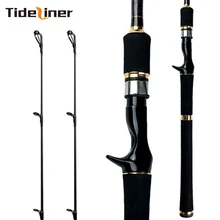 Tideliner 2,1 м спиннинг, бейткастинг Удочка 2 наконечника действие m/MH литье Приманка Удочка углеродное волокно удочка