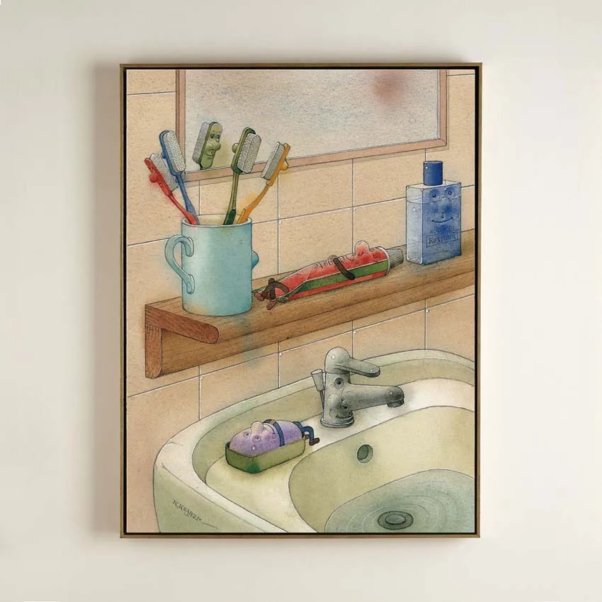 Kestutis-K-157-Bathroom Paintinga