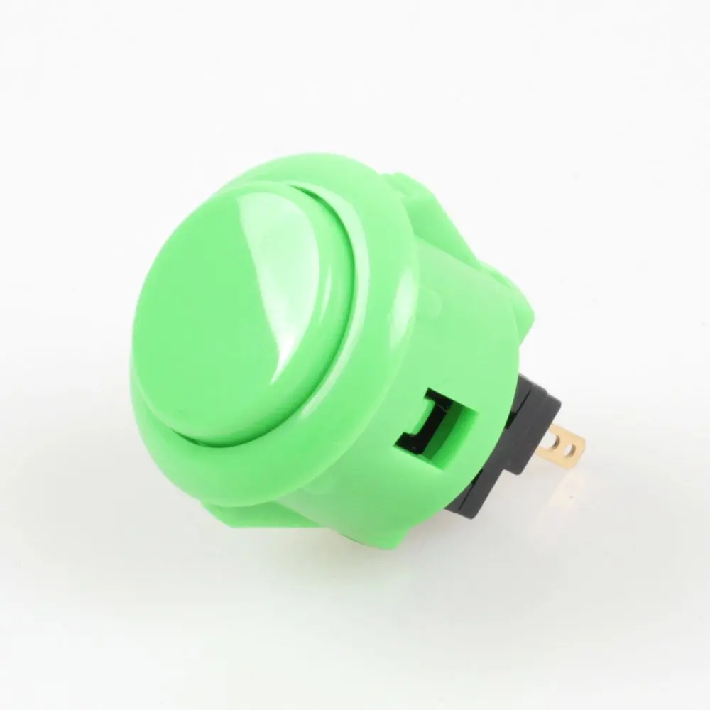 12x Sanwa оригинальная OBSF-24 Кнопка 24 мм аркадные кнопки для Jamma Mame PS3 Xbox 360(Mad Catz SF4 турнирный джойстик - Цвет: Зеленый