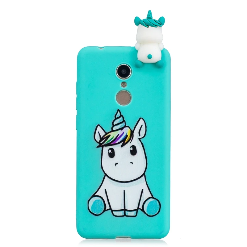 etui Xiaomi Redmi 5 Plus Case Cover on Redmi 5 3D Cute Panda Unicorn Silicone Case for Funda Xiaomi Redmi 5 Plus Xiomi Case Girl