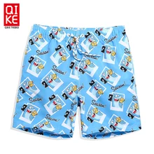 Мужские милые плавки для плавания boardshrots, летние бермуды, купальнве костюмы palvky joggers, быстросохнущие короткие спортивные шорты с мультяшными узорами, сексуальные