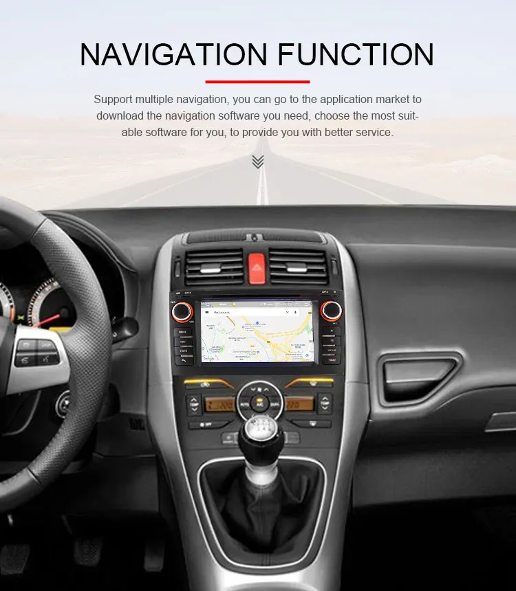 Cheap TOPBSNA 2 Din Android 9.0 Car DVD Player For TOYOTA Auris 2008-2011 WIFI Multimedia GPS Navigation Stereo Car Radio Headunit RDS 9