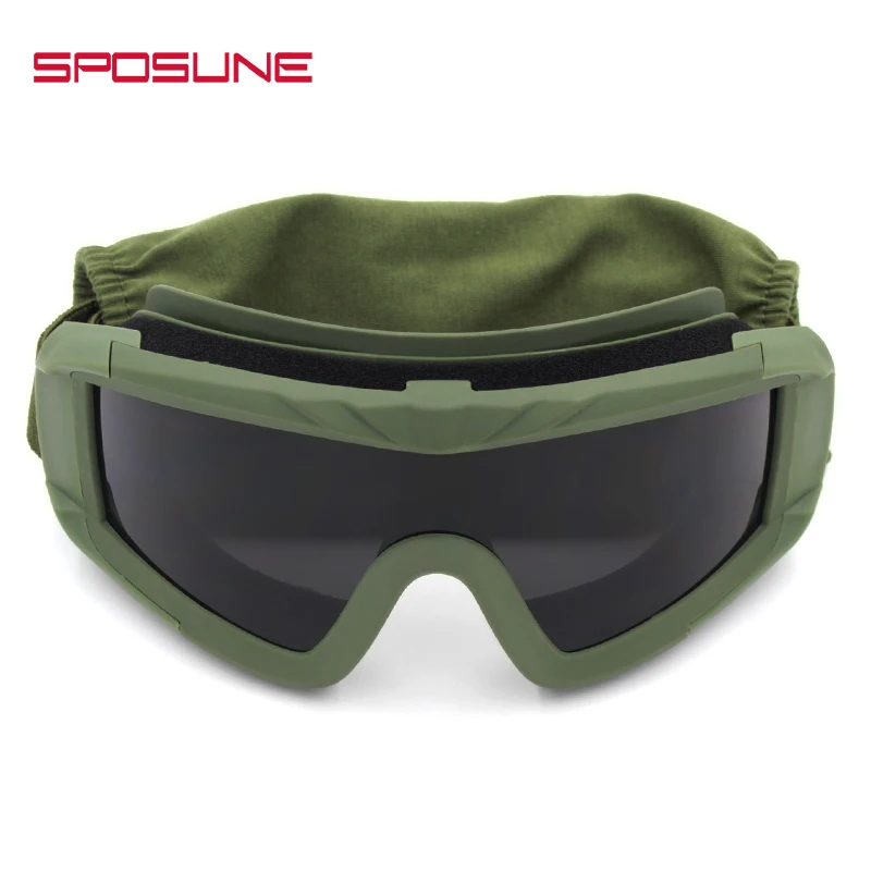 Военный страйкбол тактические очки защитные очки для стрельбы армейские боевые Goggles3 линзы мотоциклетные противотуманные ветрозащитные велосипедные очки