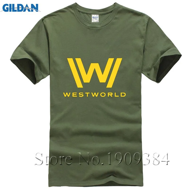 Лидер продаж westworld хлопок короткий рукав футболки West World Mens Футболки для женщин
