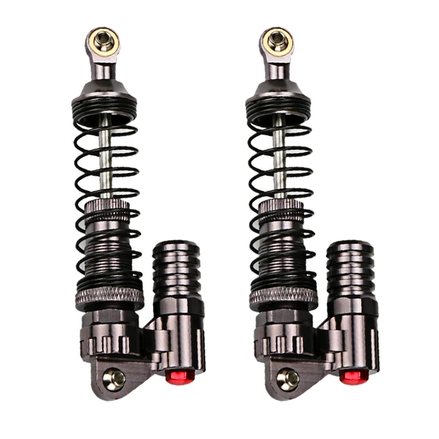 2Pcs Aluminium Alloy 90Mm Absorber Shocks For 1/10 Scale Rc Rock Crawlers Axial Scx10 D90 Truck 1