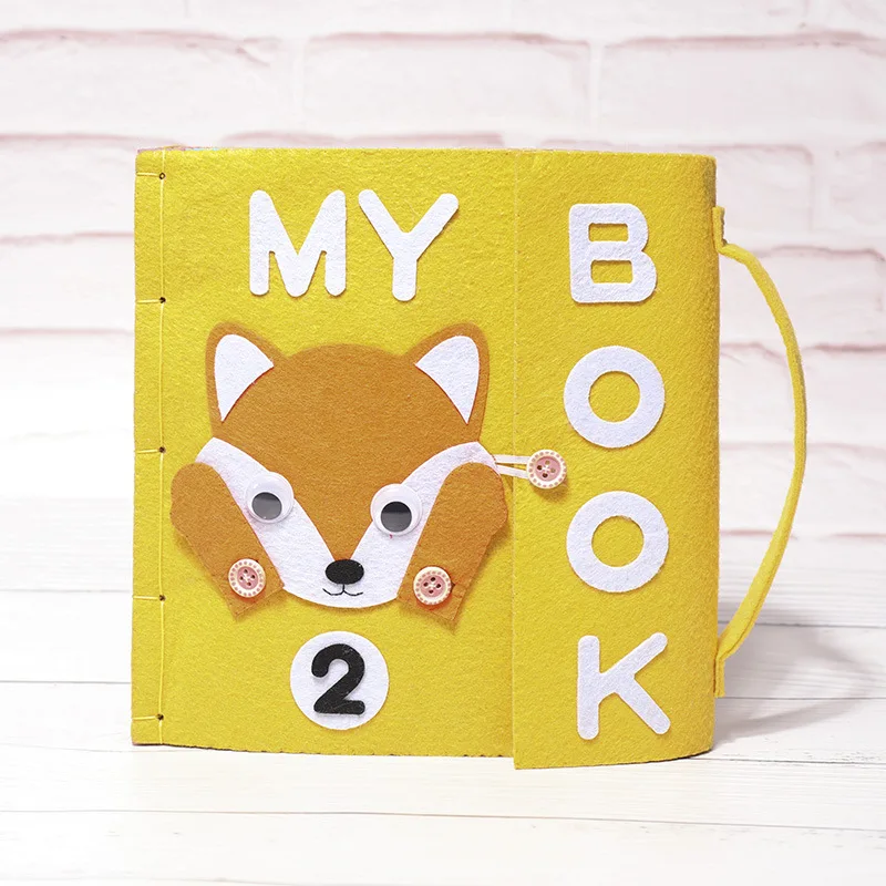 

Handmade DIY My Book Baby First Quiet Books 22X24CM Special Gift For Kids Early Cognitive Development Toys Felt DIY Package