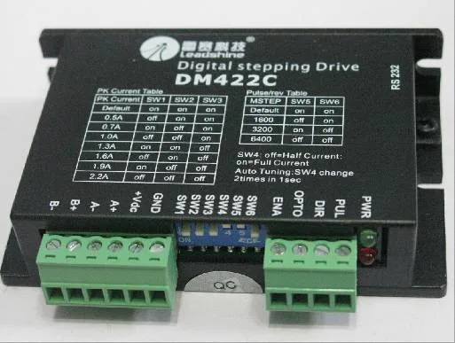 

Leadshine Digital Stepper Drives DM422C work 24-40VDC out 2.2A Fit NEMA 14 -17 Stepper motor CNC stepper system