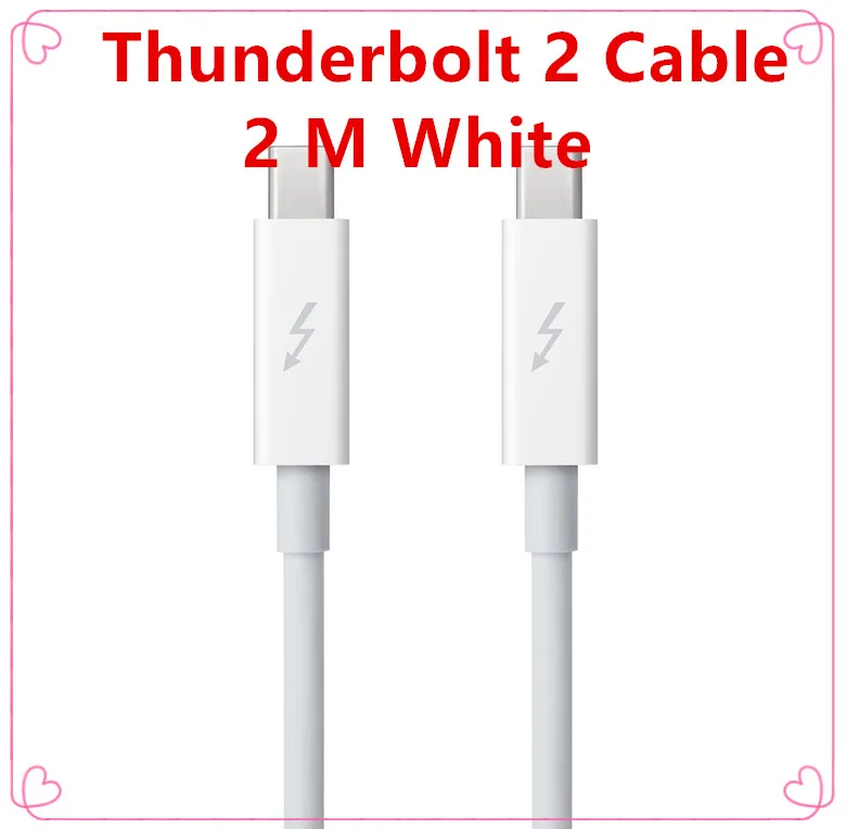 

Genuine Thunderbolt 2 Cable for Apple Thunderbolt Cable 2 M White