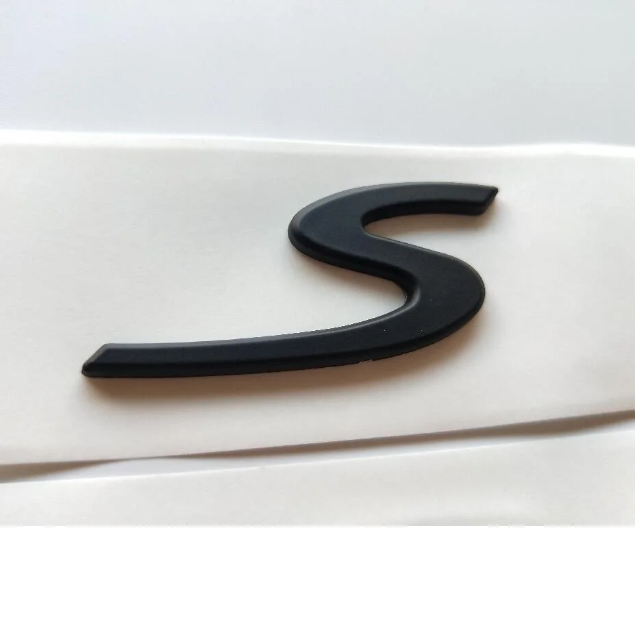 Хромированные черные красные буквы "S" слова автомобильные крышки багажника губы передняя эмблема эмблемы значки наклейка