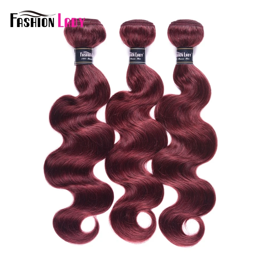 Fashion Lady Pre-Colored 3pcs Red 99j Mahogany Body Wave Mongolian Hair Bundles With Free Part Lace Closure Non-Remy Fashion Lady Pre-Colored 3pcs Red 99j Mahogany Body Wave Mongolian Hair Bundles With Free Part Lace Closure Non-Remy