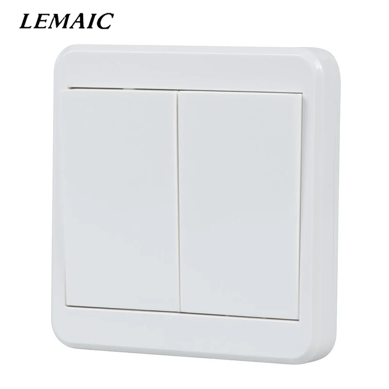 

Wireless Remote Control Switch AC 85V-220V 2CH 86 Wall Panel Remote 433MHz RF Transmitter Switchs Hall Bedroom Ceiling Lights