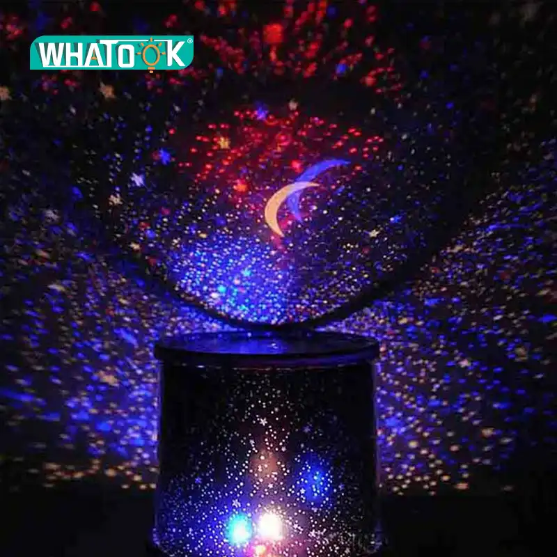 musical projector lamp manual rotating led star master moon light night light twinkle light sent to friends children gift