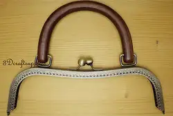 10 1/4 дюймовая металлическая рамка портативная рама кошелька анти бронза с швейными отверстиями Z13