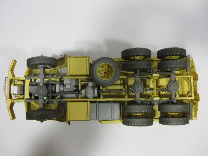 Второй мировой войны GMC M35 A2 2,5 тонн грузовой автомобиль 3D Бумага модель ди