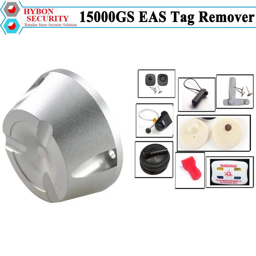 HYBON 15000gs Tag Removersuper Magne Detacher Security EAS System Iman Para Ropa Stoplocks Magnetic Remover