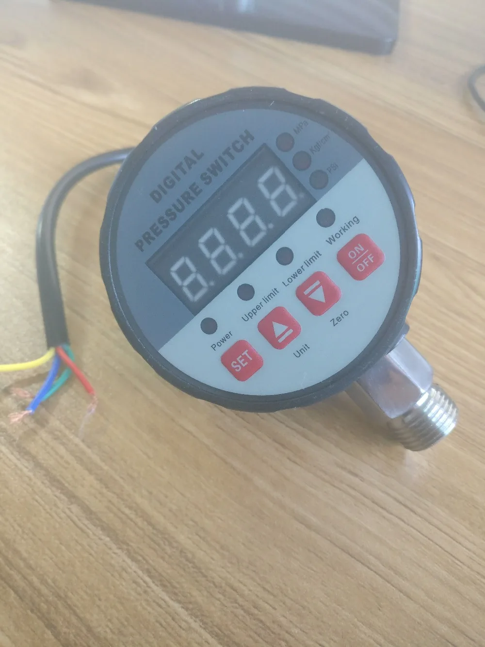 12V Air Pressure Switch Digital 0-0.2Mpa Psi Controller Oil Water Pressure Control Various Of Range Customized