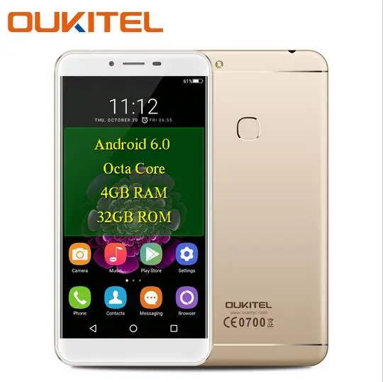 OUKITEL U15S 4G Smartphone Android 6 0 MTK6750T Octa Core 4GB 32GB 16 0MP 8 0MP