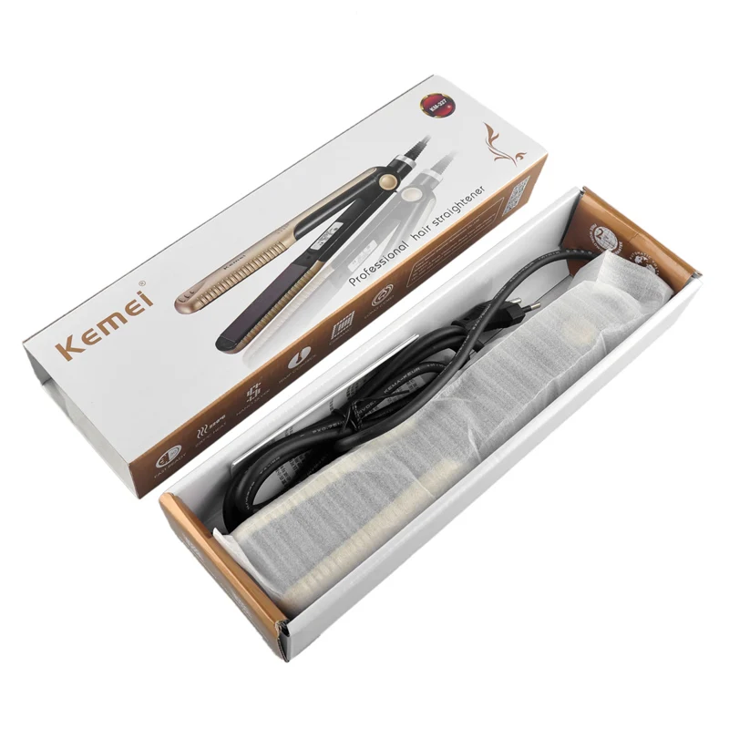 Kemei аутентичный KM-327 Профессиональный Выпрямитель для волос утюжок для укладки волос Портативный Керамический выпрямитель для волос утюжок Инструменты для укладки
