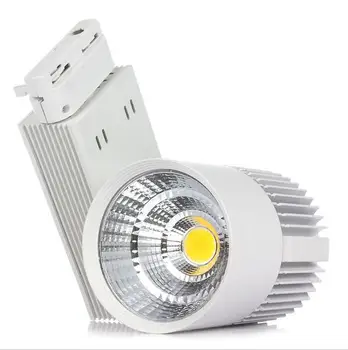 

COB 20W 30W Led Track light aluminum Ceiling Rail Track lighting Spot Rail Spotlights Replace Halogen Lamps AC220V