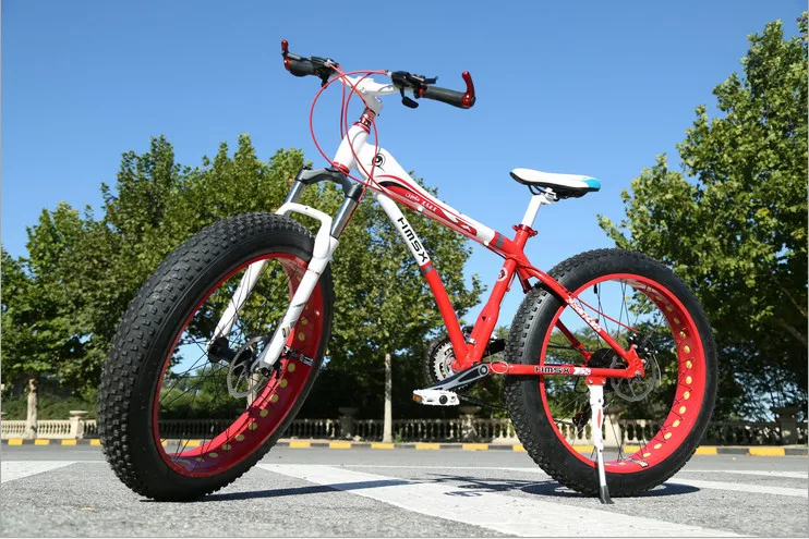 Original X-Front brand Snowmobile 7,21 Speeds 26inch Fat Tire disc brake MTB Mountain Bike Off-road gear reduction Beach Bike