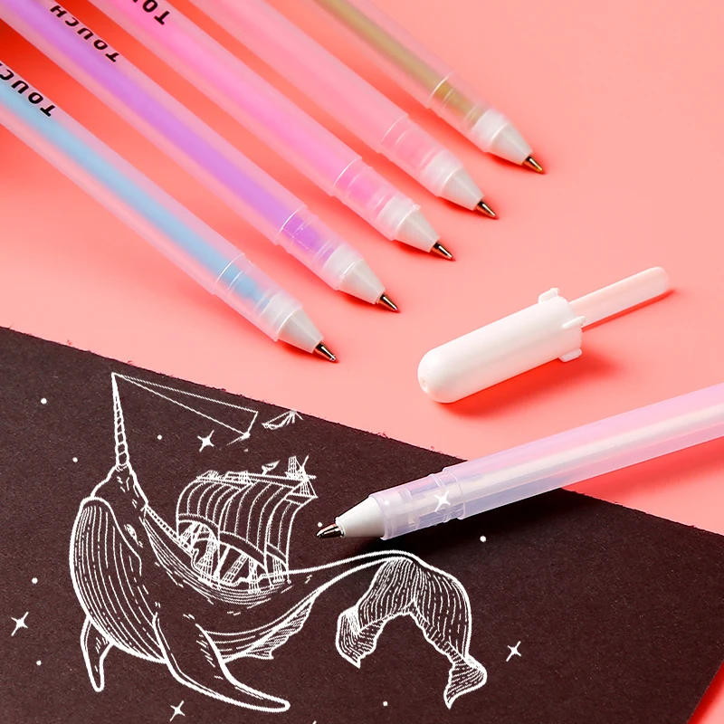 1 штука 0,7 мм профессиональный белый маркер карандаш эскиз маркеры Scribble ручка манга дизайн школьные товары для рукоделия